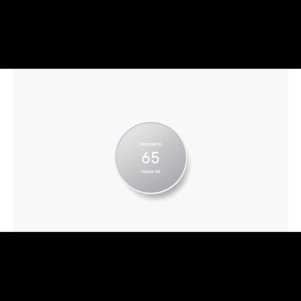Google Nest Thermostat -Snow